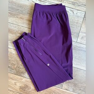 Lululemon Purple Athletic Jogger Sweatpants Size 12 Zip Pocket